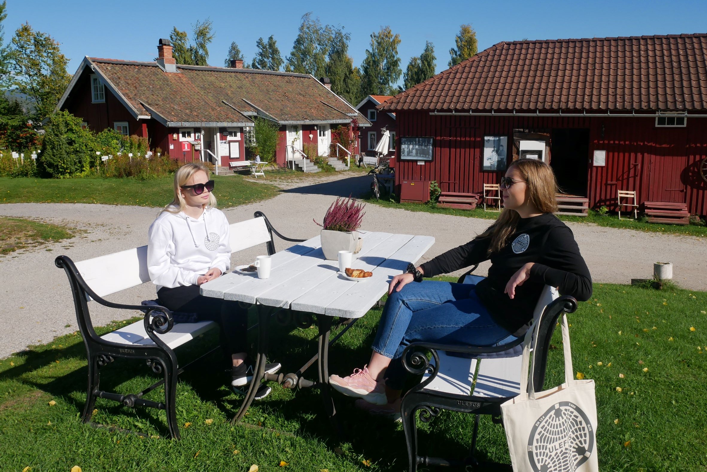 Uteservering ved Øvre Verket