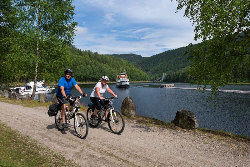 Syklister ved Hogga med Victoria