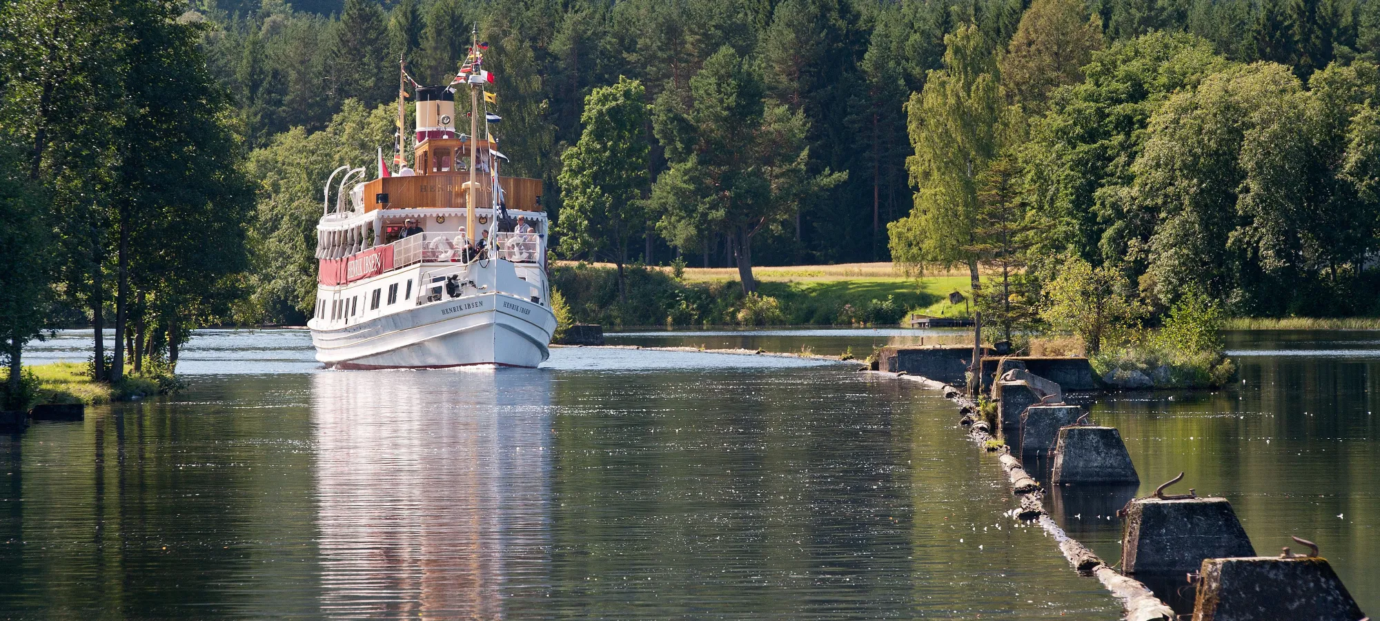 Bandakcruise på kanalens vestløp - mandager